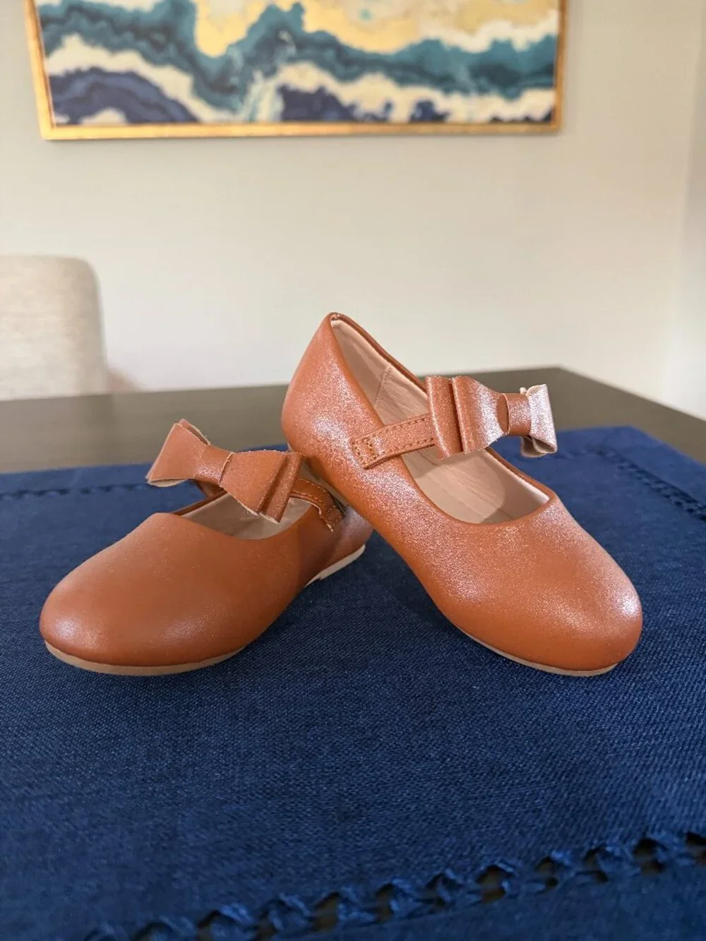 Kinderence Bow Mary Jane Flats – Toddler Size 7 – New Without Tags